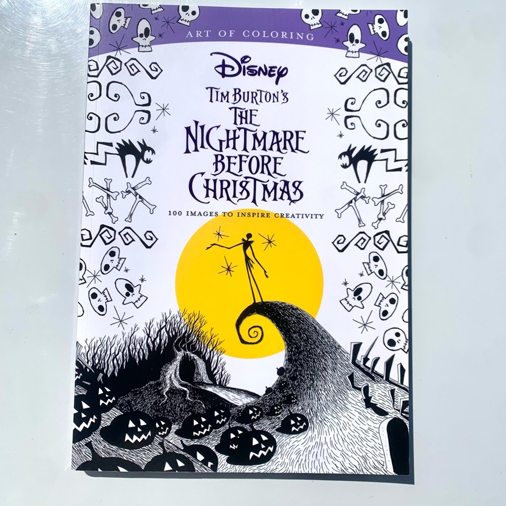 Disney The Nightmare Before Christmas Art of Coloring 2017 8”x11”